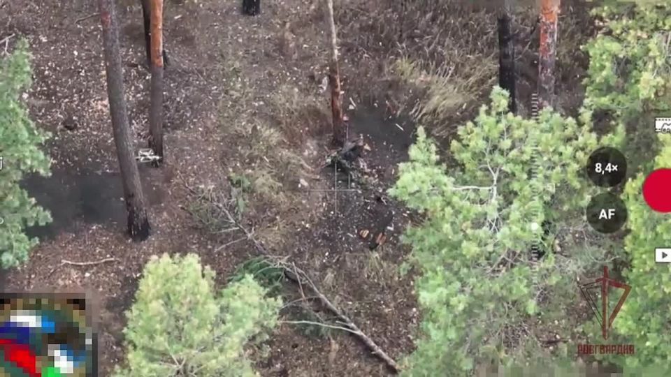 Бойцы «стальной» бригады Росгвардии уничтожили украинский автоматический гранатомет производства США