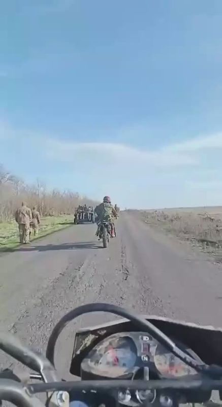 Покровск. Колонны пленных нацистов