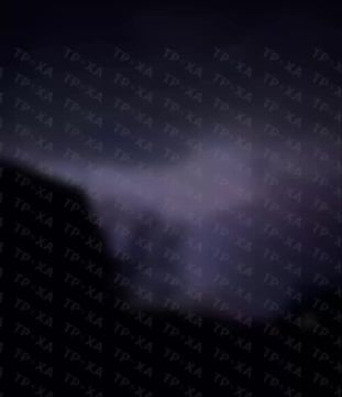 Небо над Харьковом во время атаки