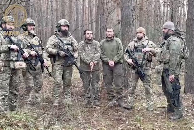 Кадыров показал видео с попавшими в плен бойцами ВСУ