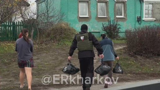 Волонтёры Центра помощи «Единой России» провели гуманитарную акцию в прифронтовом Шебекино