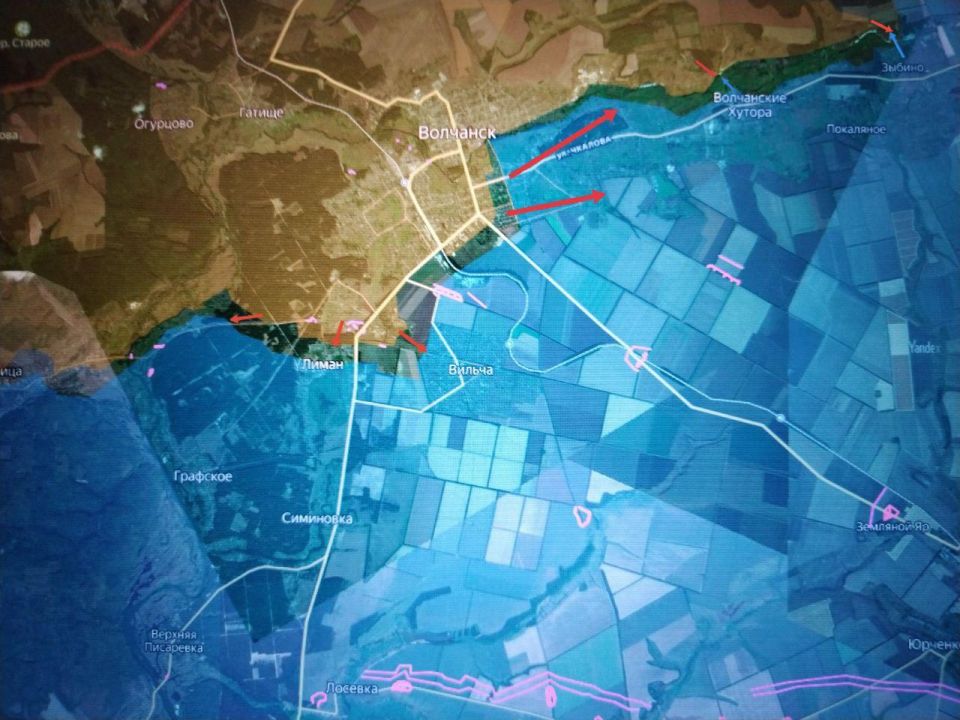 Юрий Котенок: Харьковское направление. На Волчанском участке под контроль подразделений ГрВ "Север" перешёл город Волчанск