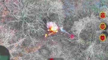 Огненный финал. Расчёт БпЛА 41 мсп 44 Армейского корпуса выявил и уничтожил склад с боеприпасами ВСУ