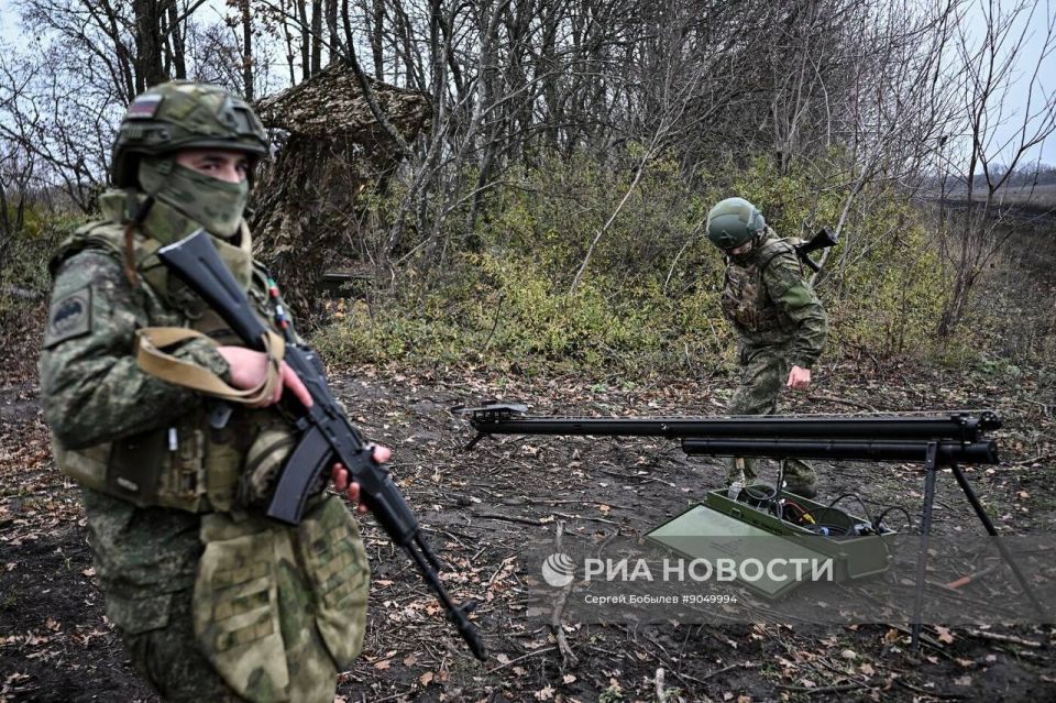 Боевая работа расчёта барражирующих боеприпасов «Куб» 288-й артиллерийской бригады группировки войск «Запад» на Купянском участке фронта