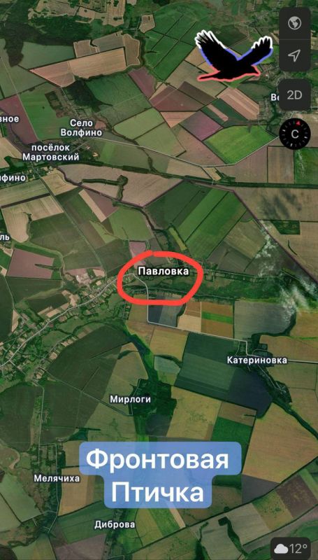 Сумское направление. Район н.п. Павловка