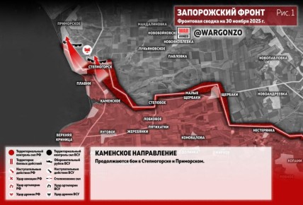 WarGonzo: Фронтовая сводка на утро 30.11.25