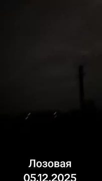 Прилет дрона-камикадзе по критической инфраструктуре в Лозовой Харьковской области