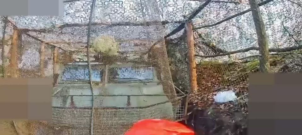 Уничтожение украинской САУ "Богдана" дронами Северян