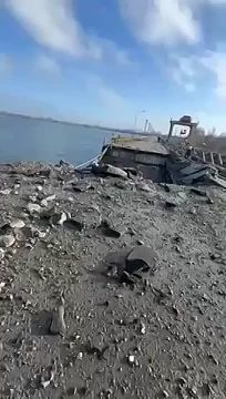 Новые кадры поражённой плотины в Печенегах Харьковской области публикуют "Хроники Гераней"