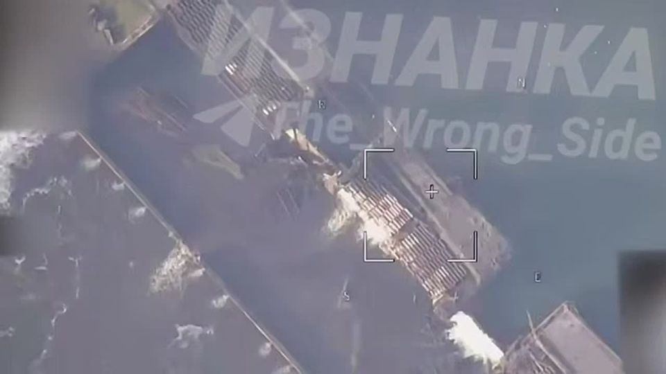 Объективный контроль удара РСЗО «Торнадо-С» по плотине Печенежского водохранилища в Харьковской области