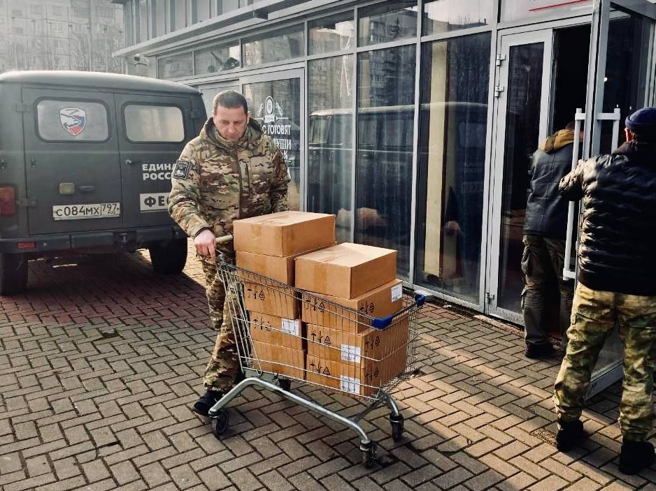 Более 1 200 кг продуктов переданы ВГА Харьковской области для помощи беженцам