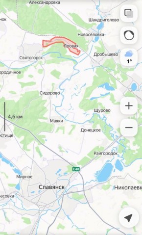 По оперативным данным наши войска освободили посёлок Яровая и вплотную подошли к городу Святогорску