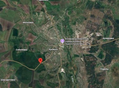 Сфоткался он на юго-западе от Купянска, в то время как ВСУ атакуют на севере