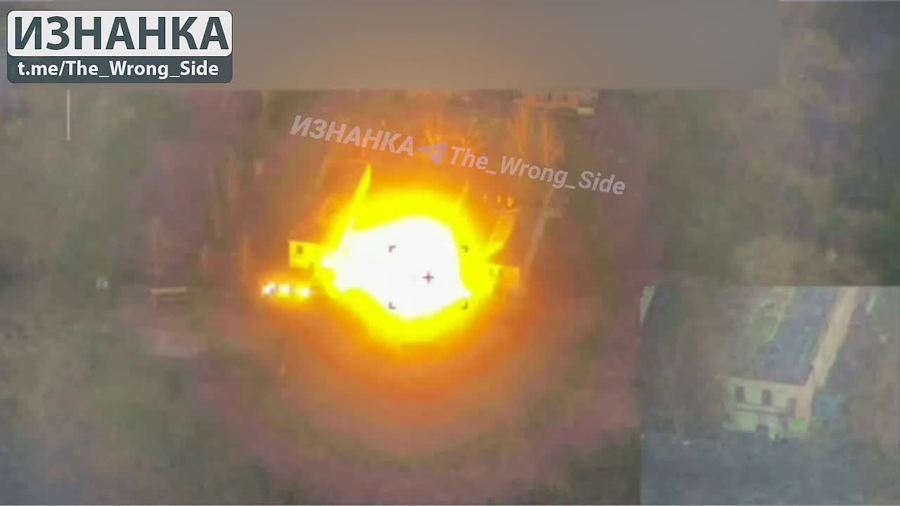 Объективный контроль удара ракетой Х-38МЛ по ПВД 58 омпбр ВСУ в селе Графское Харьковской области