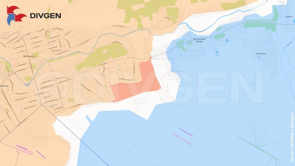 Харьковское приграничье. Бойцы ГВ «Север» заняли новые позиции в западной части Волчанских Хуторов, сообщает Divgen