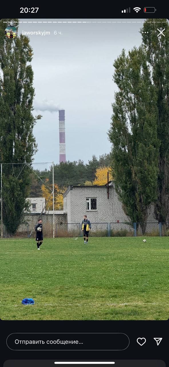 Околофутбольный упоротый хохол навозовец в своём запретграмме выложил фото на котором видно работающую ТЭЦ-5 в Харькове