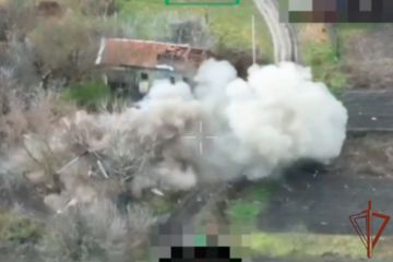 Росгвардейцы поразили пункт временной дислокации ВСУ на харьковском направлении (видео)