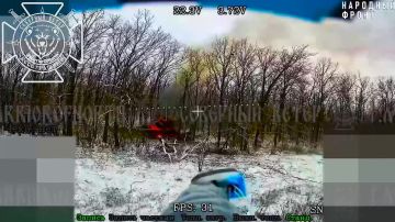 Танк ВСУ разлетается на части после удара дрона 68 мсд ЛенВО