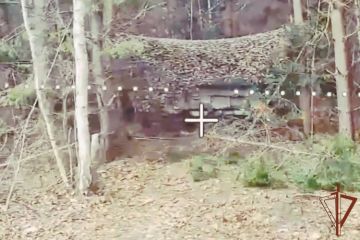 Бойцы Росгвардии уничтожили замаскированный транспорт противника на харьковском направлении (видео)