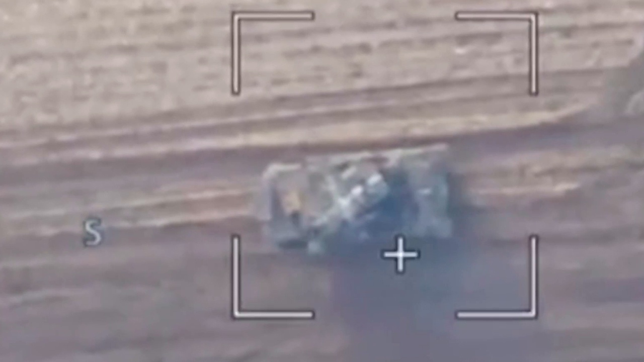 «Ланцет» сжег самоходную установку Gepard в Харьковской области