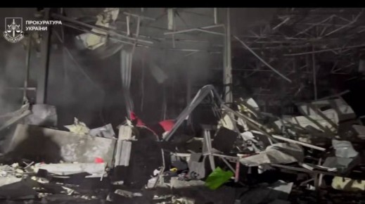 В Харькове в результате ночного прилёта поражен терминал логистической компании «Новая почта»