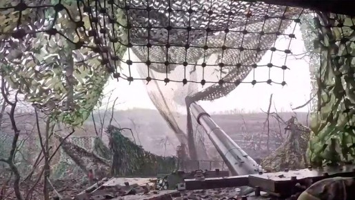 Т-80БВМ разрушили убежища дроноводов врага на Харьковском направлении