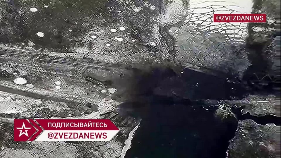 Российская армия уничтожила переправу ВСУ через реку Оскол в Харьковской области