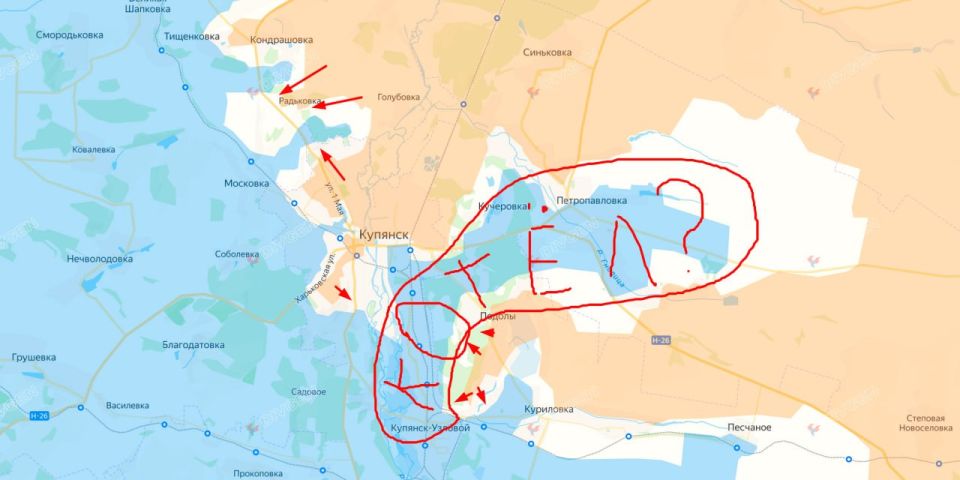 Сергей Лебедев: Купянское направление: прорывы и локальные контратаки