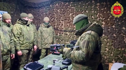 Минобороны России: На полигоне 44-го армейского корпуса группировки войск «Север» на Харьковском направлении проведены занятия по повышению квалификации специалистов войск беспилотных систем
