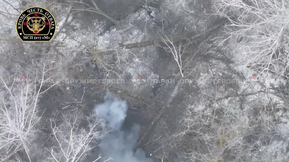 УНИЧТОЖЕНИЕ ПОЗИЦИИ ПРОТИВНИКА FPV-ДРОНОМ