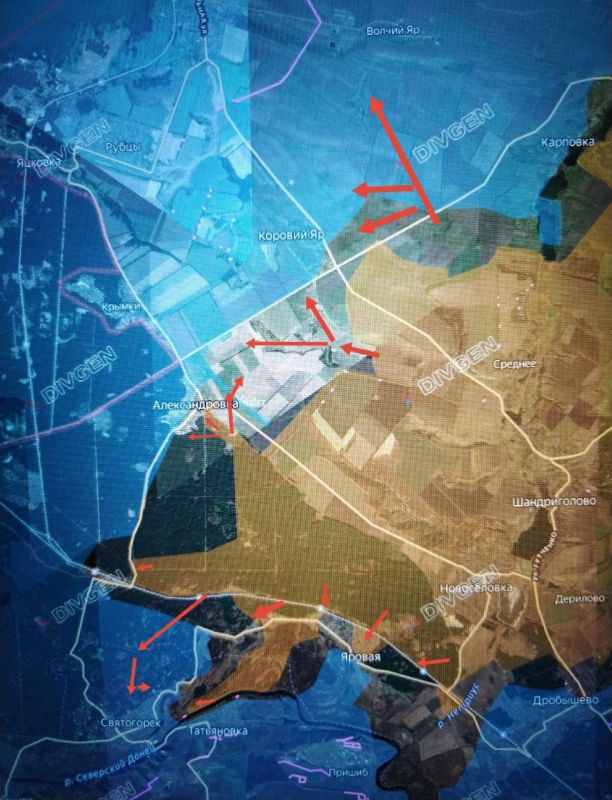 Юрий Котенок: Изюмское направление. Подразделения ГрВ "Запад" продолжают наступление местами уже в 21-22 км юго-восточнее и восточнее Изюма