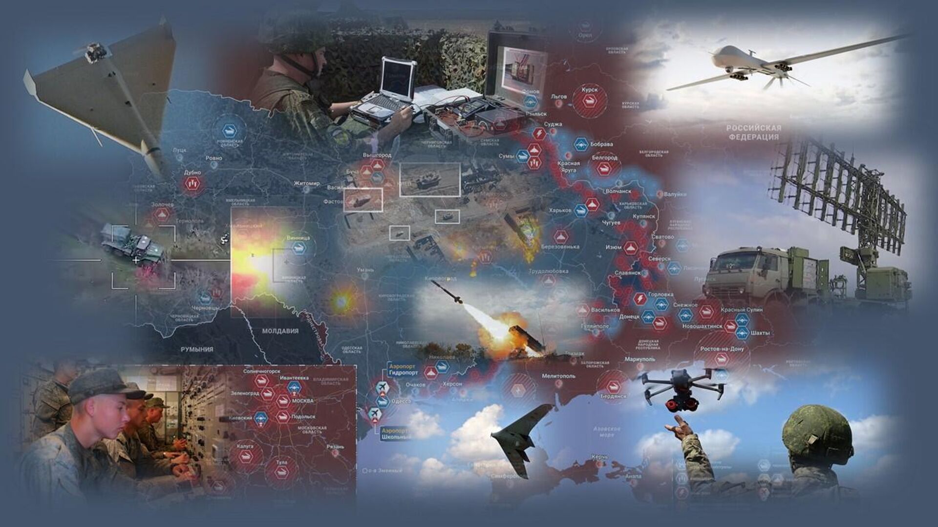 ВС РФ нанесли массированные удары по объектам ВСУ на территории Украины