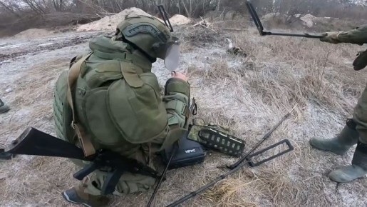 Сергей Зенин: Боевая работа военных инженеров 92-го саперного полка группировки войск «Запад» по уничтожению взрывоопасных предметов ВСУ на освобожденных территориях в Харьковской области