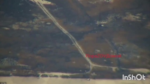 Купянское направление. На видео поражение вражеской малой группы, которая переправилась через замерзший Оскол