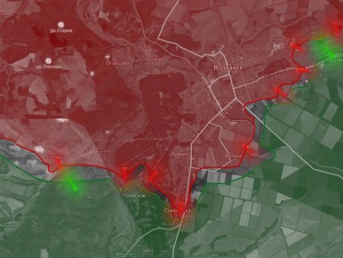 «На Южно-Слобожанском направлении российские войска продвинулись возле населенного пункта Старица