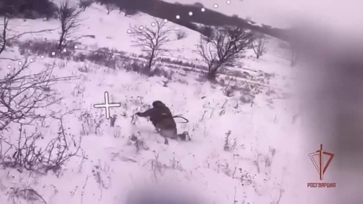 Расчёты БПЛА «стальной» бригады Росгвардии работают по вражеской живой силе