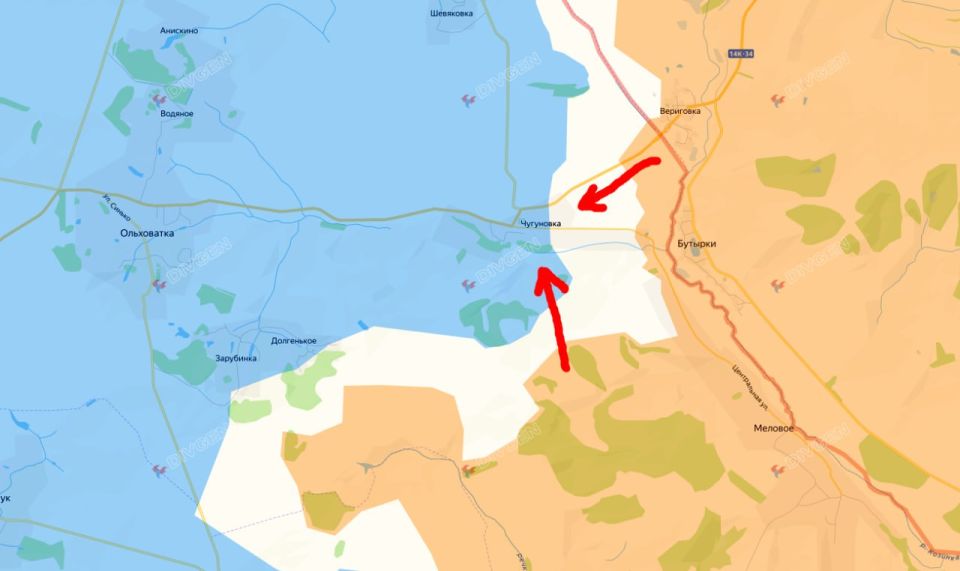 ВС РФ начали штурм Чугуновки в Харьковской области