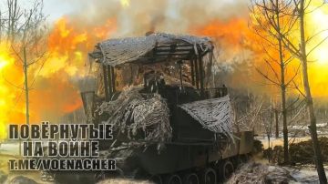 РСЗО «Ураган», САУ «Гиацинт-К» и «Мста-С» из состава 288-й гвардейской артиллерийской бригады ГрВ «Запад» работают по целям в Харьковской области