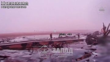 Уничтожение техники и боевиков ВСУ на переправах через р. Оскол в районе Купянск-Узлового