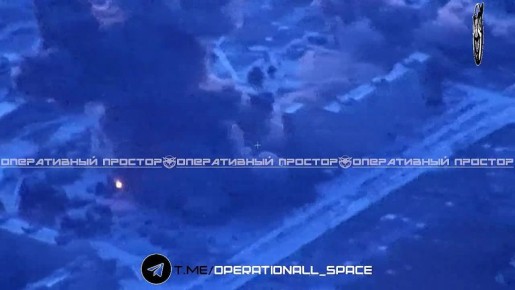 Авиаудар при помощи ФАБ-3000 по ПВД ВСУ в Ковшаровке Харьковской области