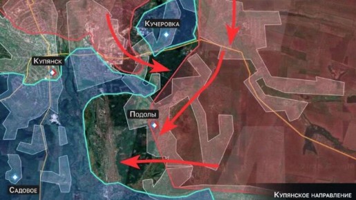 Российские войска наступают восточнее Купянска в Харьковской области: выбили ВСУ из населенных пунктов Подолы и Петропавловка