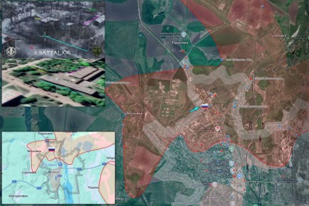 Зоны контроля и продвижение ВС РФ на участках фронта в зоне СВО: