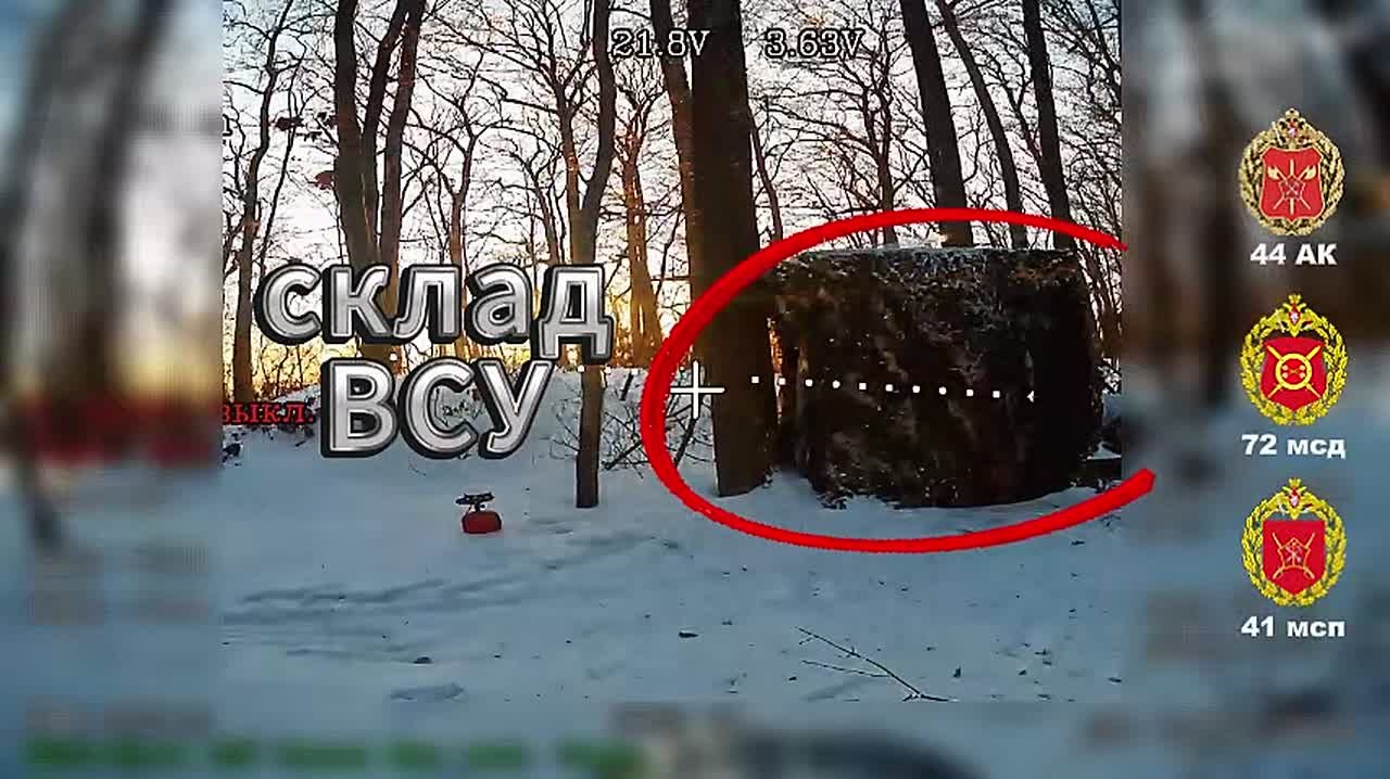 Жужжание перед переменами. Склад в посадке в Харьковской области