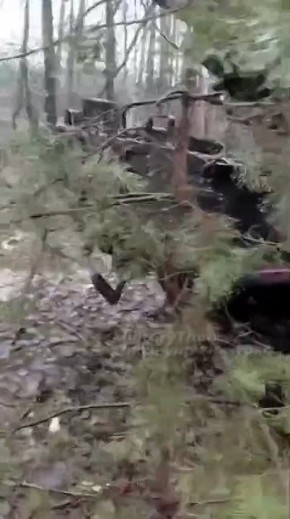 Кадры уничтоженного грузовика ГАЗ 66 с ЗУ-23-2 ВСУ