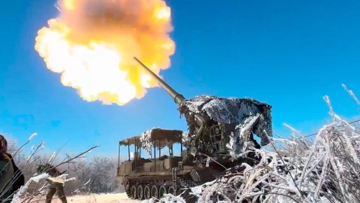 «Пион» поразил склады боеприпасов и пункты размещения ВСУ под Купянском