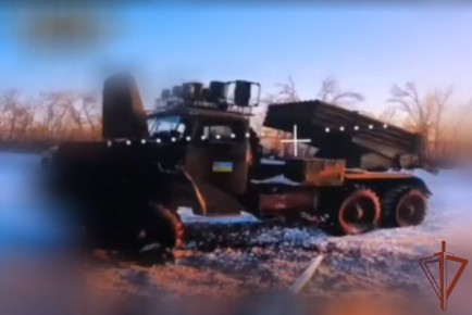 Спецназ Росгвардии уничтожил РСЗО «Град» на харьковском направлении (видео)