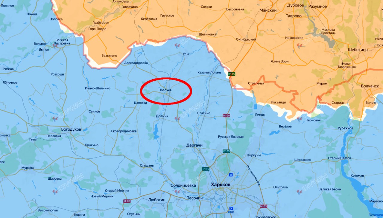 На Золочевском направлении Харьковской области сегодня очень громко
