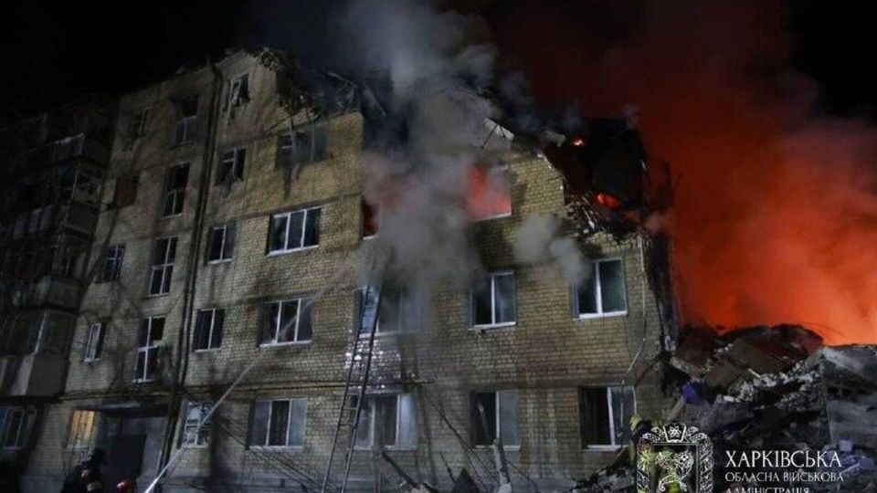 В Киевском районе Харькова снова трагедия: по вине украинской ПВО поврежден дом, есть жертвы среди мирных жителей