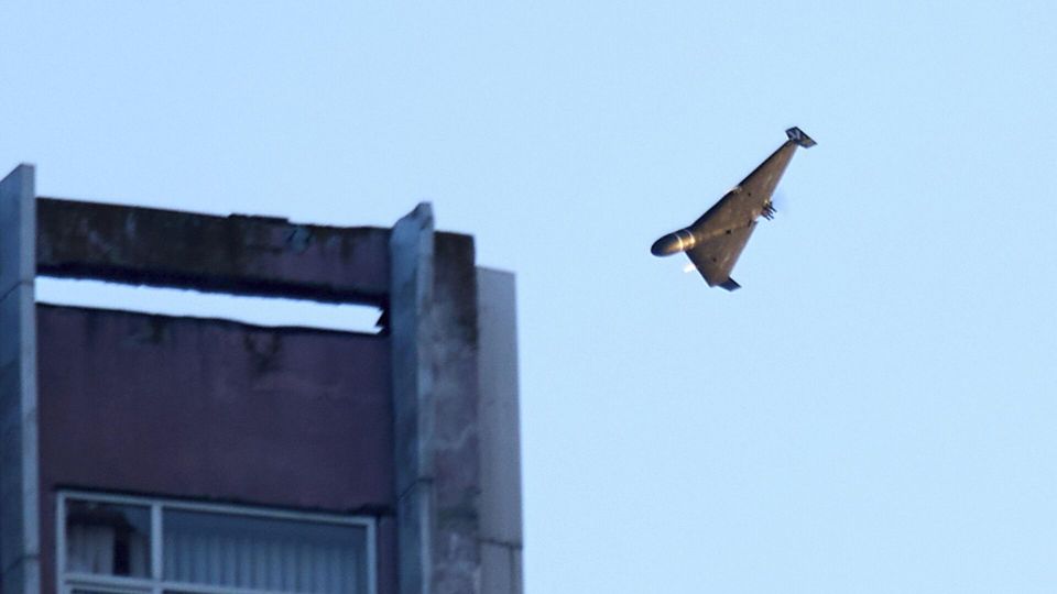 Последствия ударов российских беспилотников по Украине