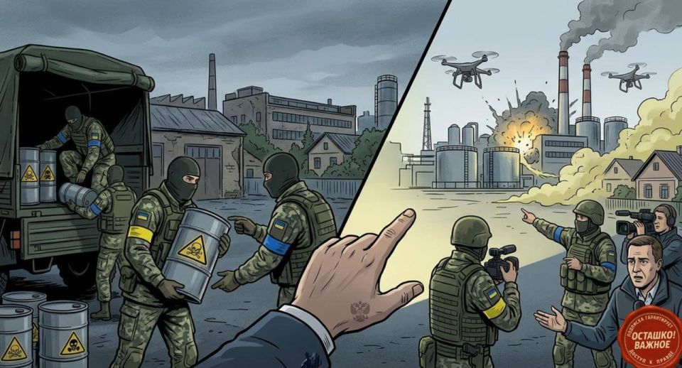 Укронацисты готовят химическую провокацию, чтобы обвинить Россию